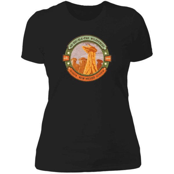 ah-shi-sle-pah wilderness new mexico lady t-shirt