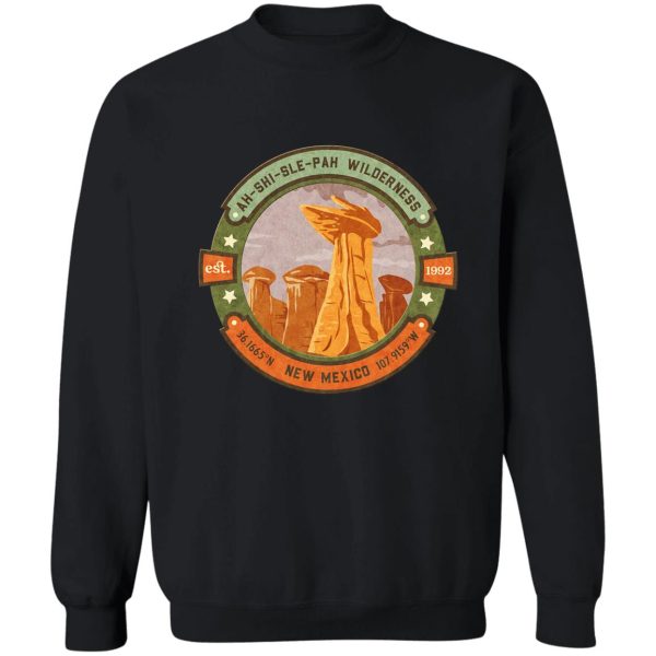 ah-shi-sle-pah wilderness new mexico sweatshirt