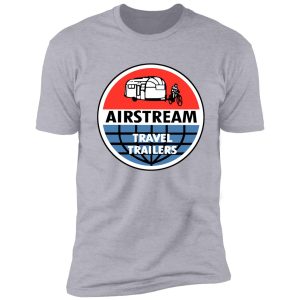 airstream travel trailer vintage decal shirt