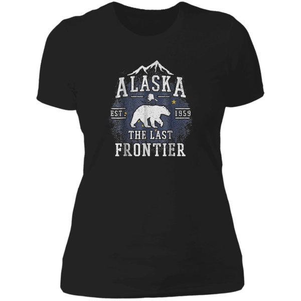 alaska last frontier shirt adventure lady t-shirt