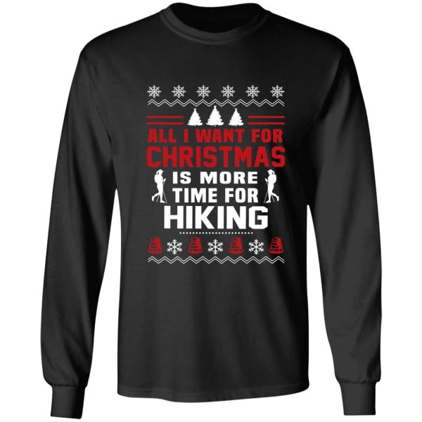 all i want for christmas is hiking long sleeve