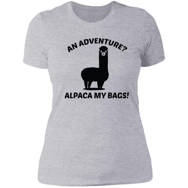 alpaca my bags lady t-shirt