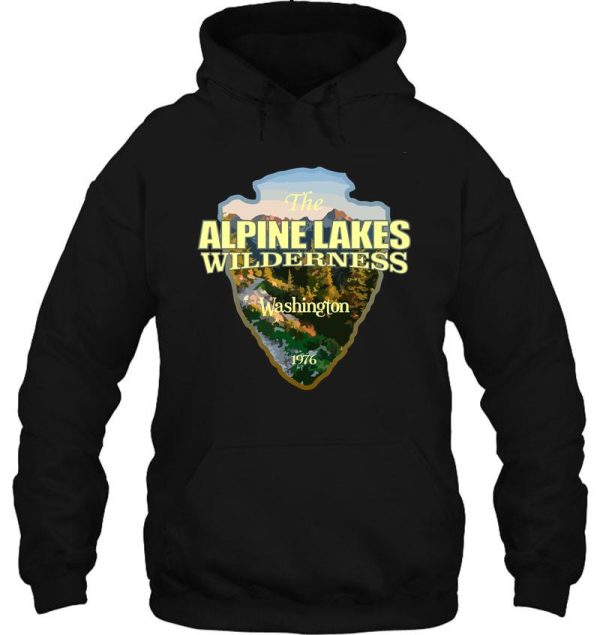 alpine lakes wilderness (arrowhead) hoodie