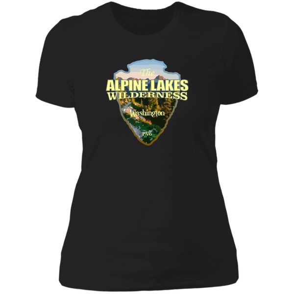 alpine lakes wilderness (arrowhead) lady t-shirt