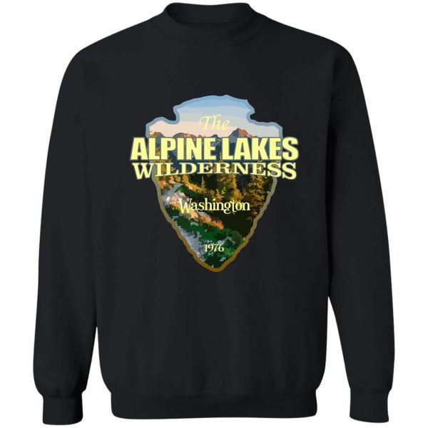 alpine lakes wilderness (arrowhead) sweatshirt