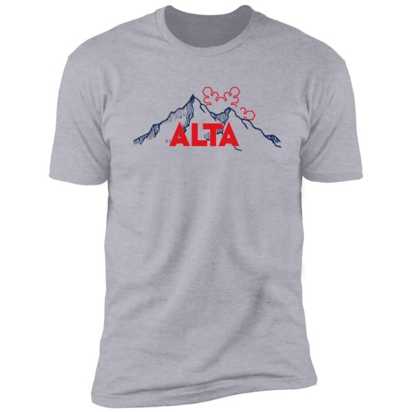 alta ski resort in utah shirt