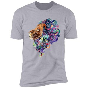 amazing colorful lion shirt