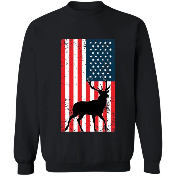 american deer hunter deer hunting gift deer antler buck 12 pointer sweatshirt