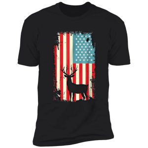 american deer hunter patriotic t shirt for men women t-shirt shirt