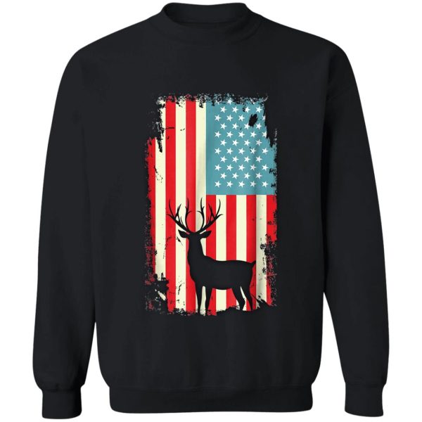 american deer hunter patriotic t shirt for men women t-shirt sweatshirt