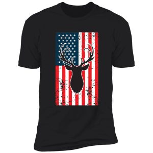 american flag deer hunting, american deer hunter, deer outfit shirt