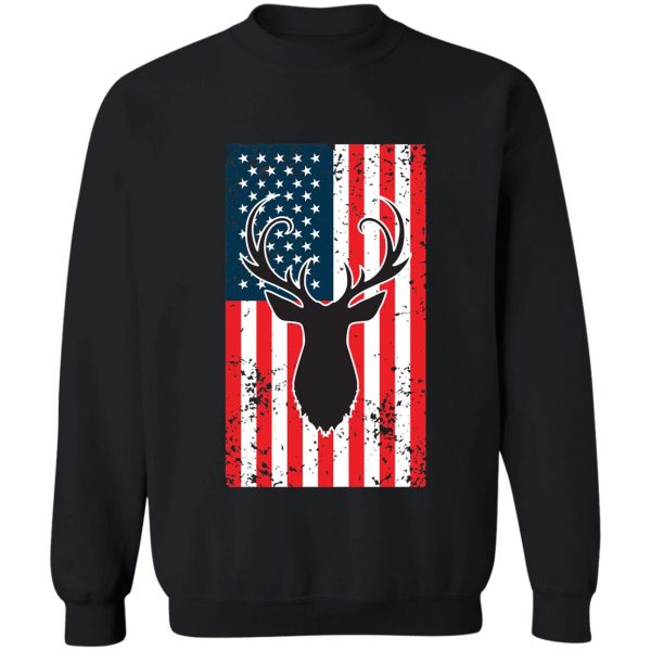 american flag deer hunting american deer hunter deer outfit sweatshirt