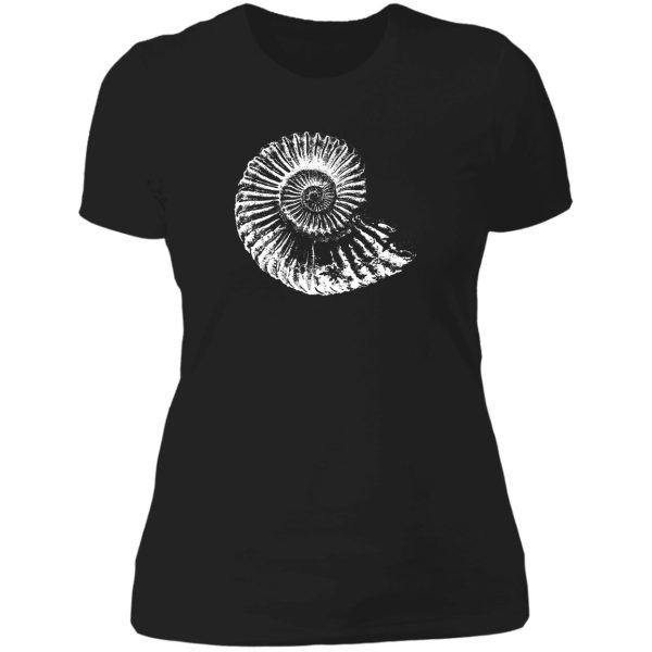 ammonite fossil tshirt ideal gift for fossil hunters lady t-shirt