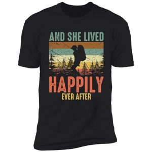 and she lived happily ever after retro shirt