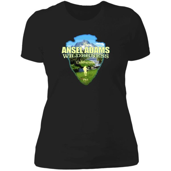 ansel adams wilderness (arrowhead) lady t-shirt