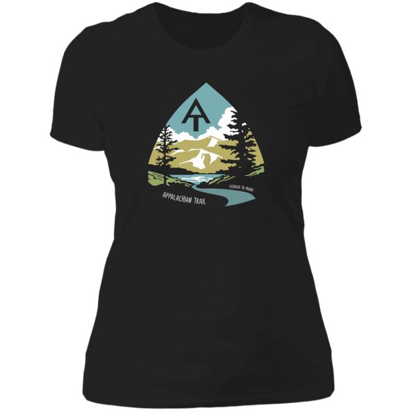 appalachian trail lady t-shirt