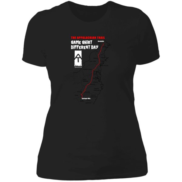 appalachian trail shirt lady t-shirt