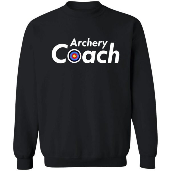 archery coach bow and arrow hunter hunting sweatshirt