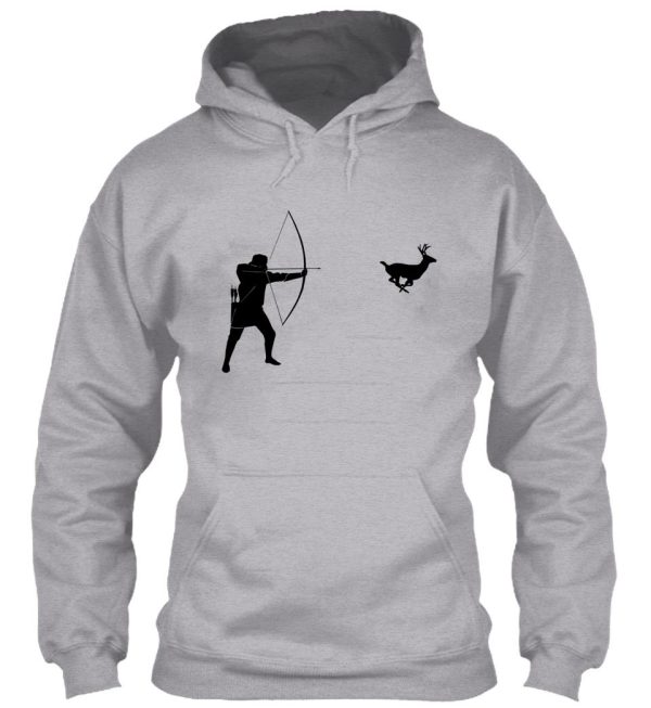 archery deer hunter hoodie