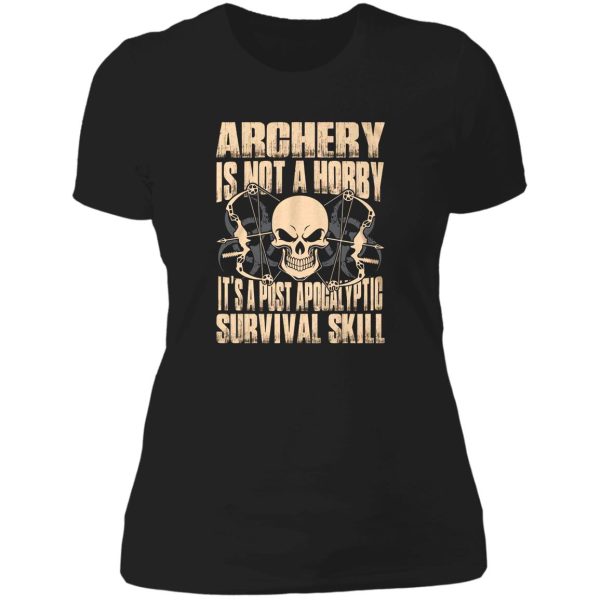archery tshirt archery is not a hobby funny lady t-shirt