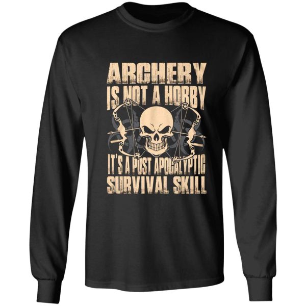 archery tshirt archery is not a hobby funny long sleeve