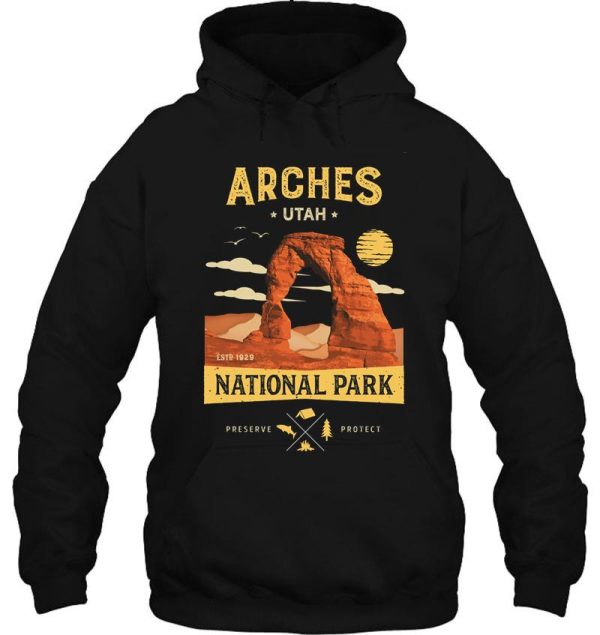 arches national park vintage utah t shirt hoodie