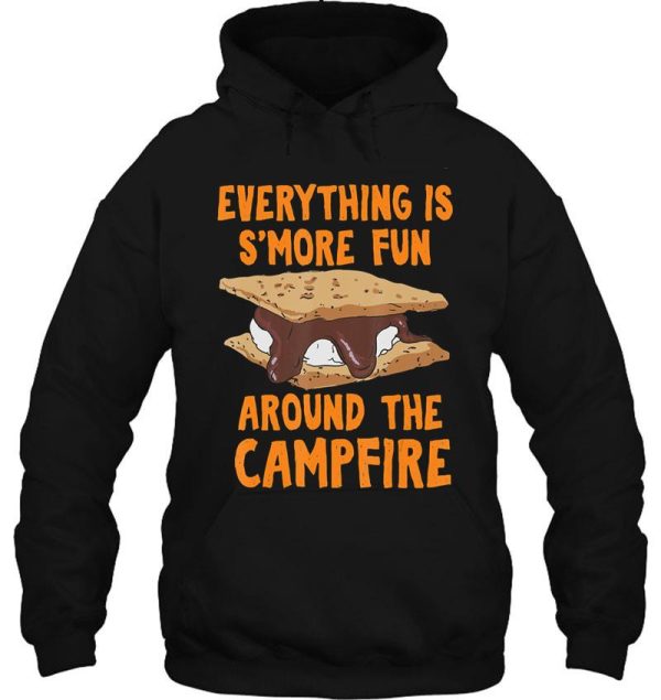 around the campfire camper camping campfire adventure outdoor camper funny mountain hoodie
