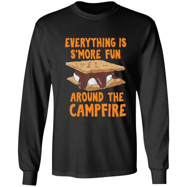 around the campfire camper camping campfire adventure outdoor camper funny mountain long sleeve