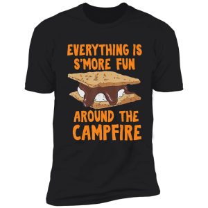 around the campfire camper camping campfire adventure outdoor camper funny mountain shirt