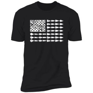 arrowhead hunting american flag shirt