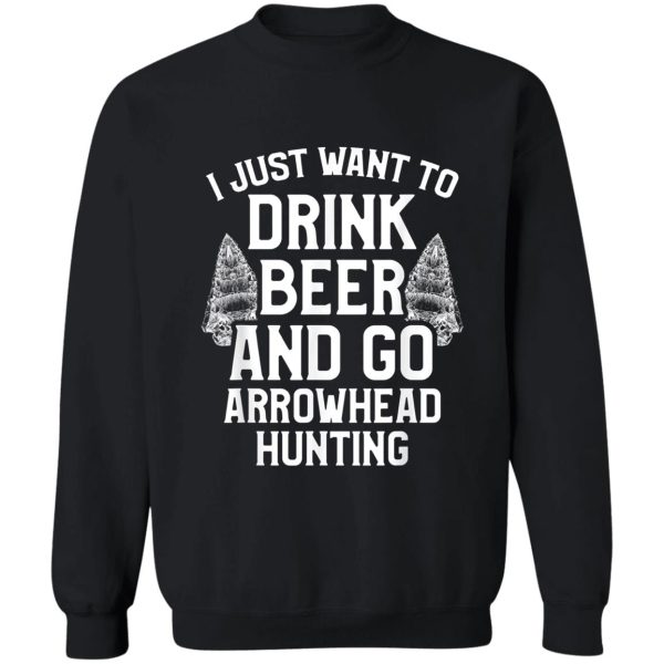 arrowhead hunting collector artifacts hunter sweatshirt