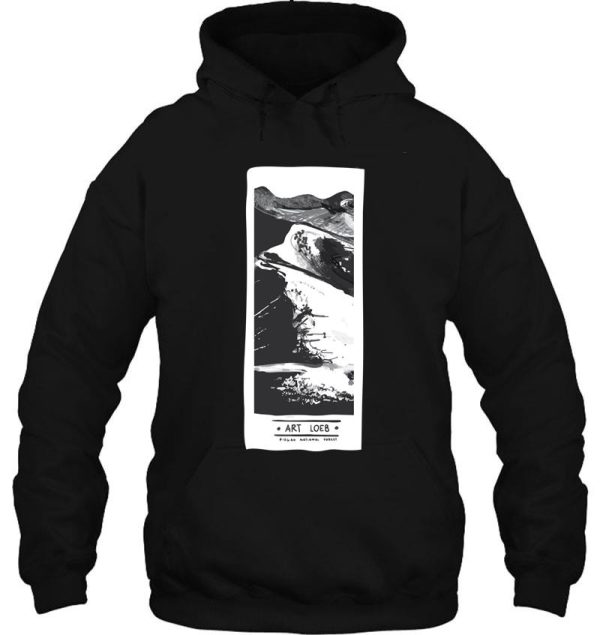 art loeb black and white hoodie