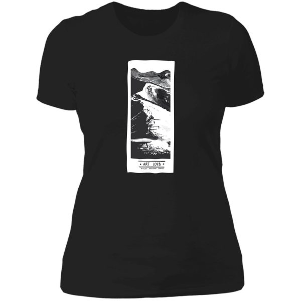 art loeb black and white lady t-shirt