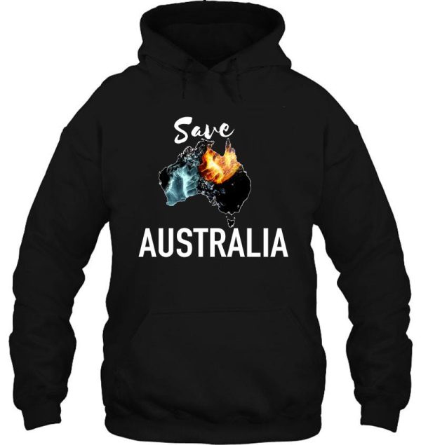 australia save pray wildfire fire fight water animals hoodie