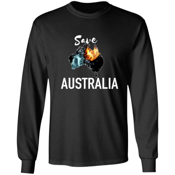 australia save pray wildfire fire fight water animals long sleeve