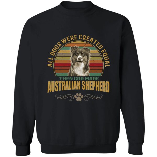 australian shepherd sweatshirt