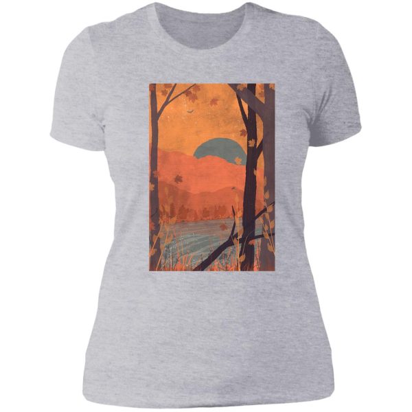 autumn in the gorge... - full lady t-shirt