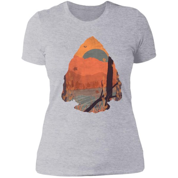 autumn in the gorge... lady t-shirt