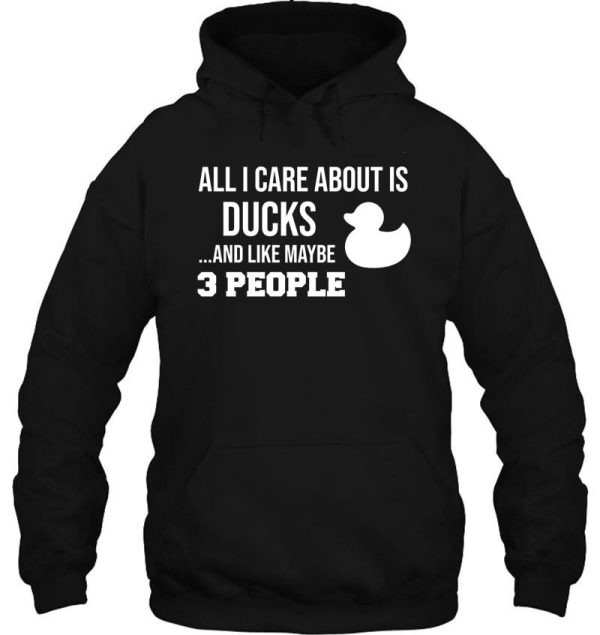 awesome duck lover gift shirt for men women kids hoodie