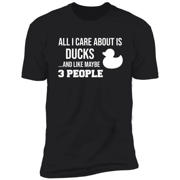 awesome duck lover gift shirt for men women kids shirt