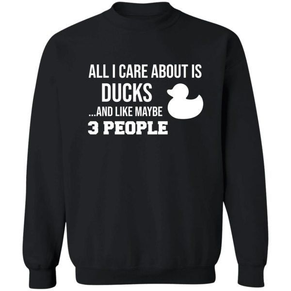 awesome duck lover gift shirt for men women kids sweatshirt