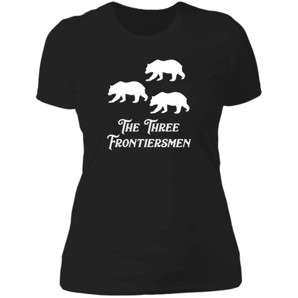 awesome the three frontiersmen lady t-shirt