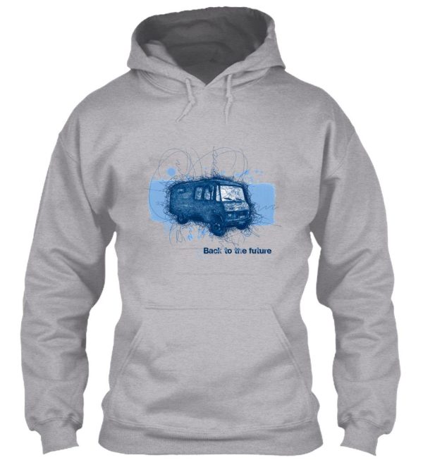 back to the future - scribbled van hoodie