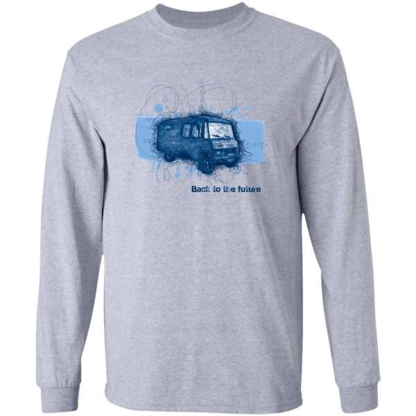 back to the future - scribbled van long sleeve