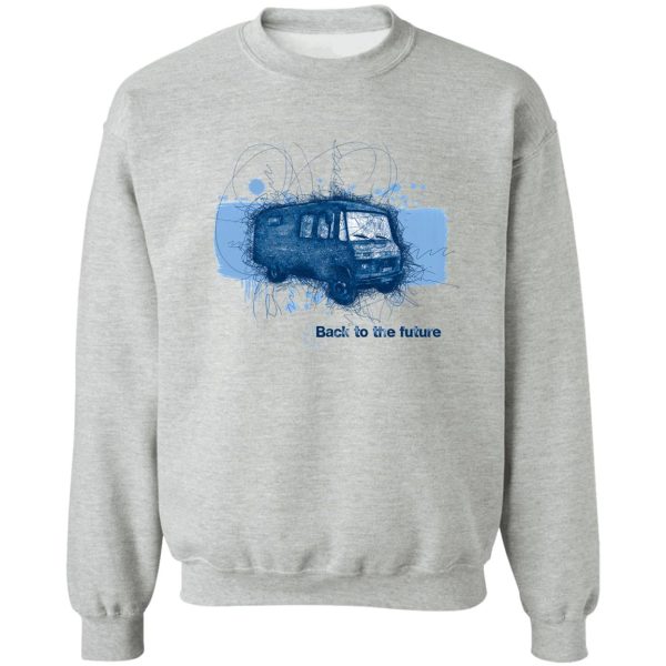 back to the future - scribbled van sweatshirt