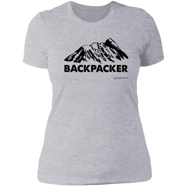 backpacker lady t-shirt