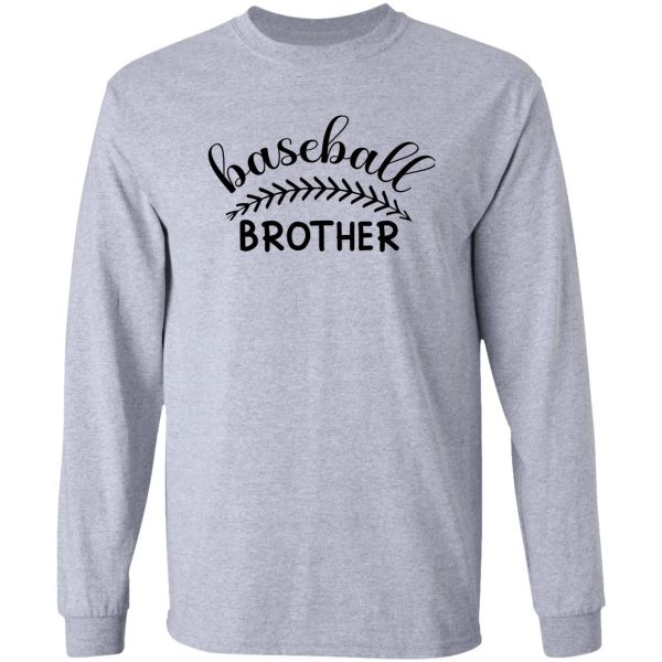 baseball brother t-shirt long sleeve