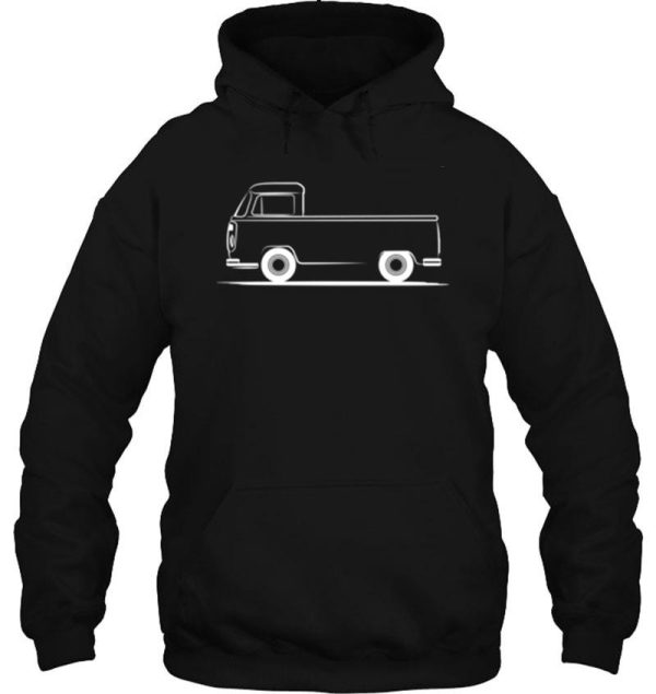bay window bay-window single cab truck white hoodie