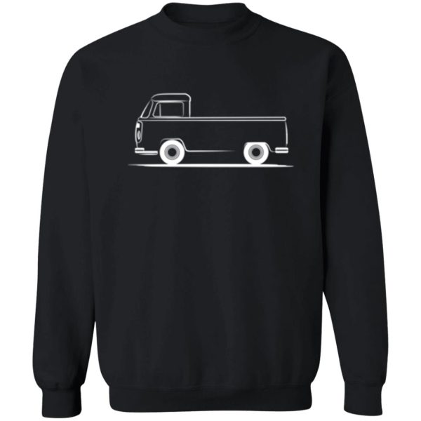 bay window bay-window single cab truck white sweatshirt
