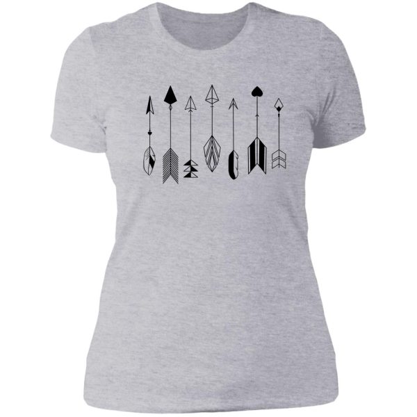 be brave little arrow lady t-shirt